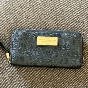 A|X Armani Exchange Zipper Wallet